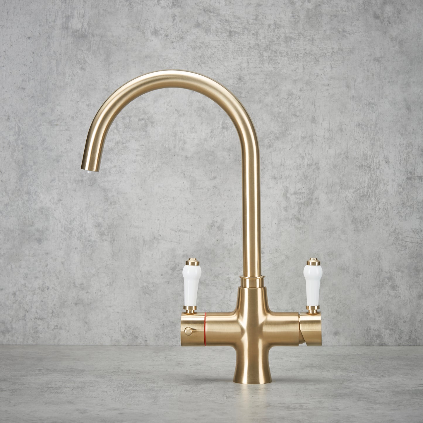 Unfinished Brass Finish | Traditional 3 in 1 Instant Boiling Tap |