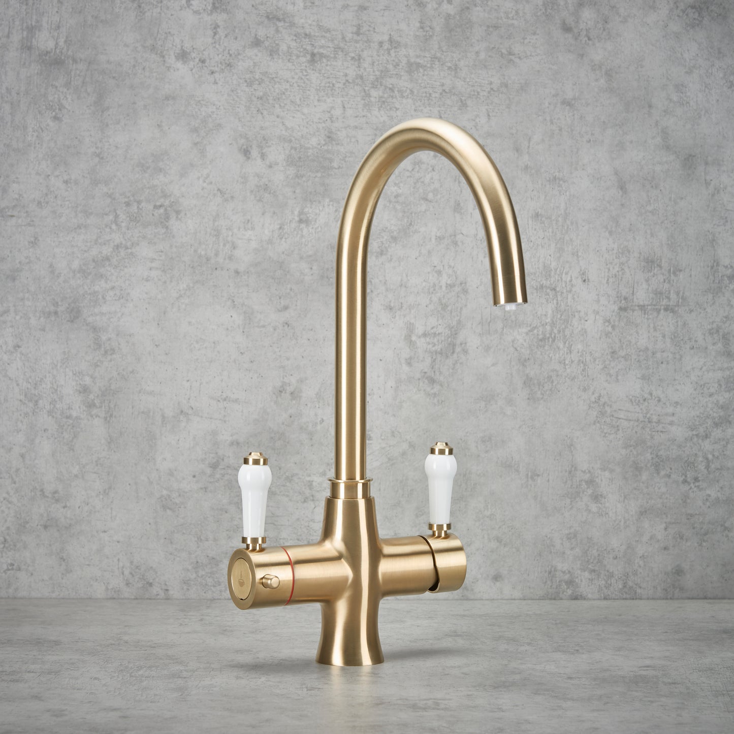Unfinished Brass Finish | Traditional 3 in 1 Instant Boiling Tap |